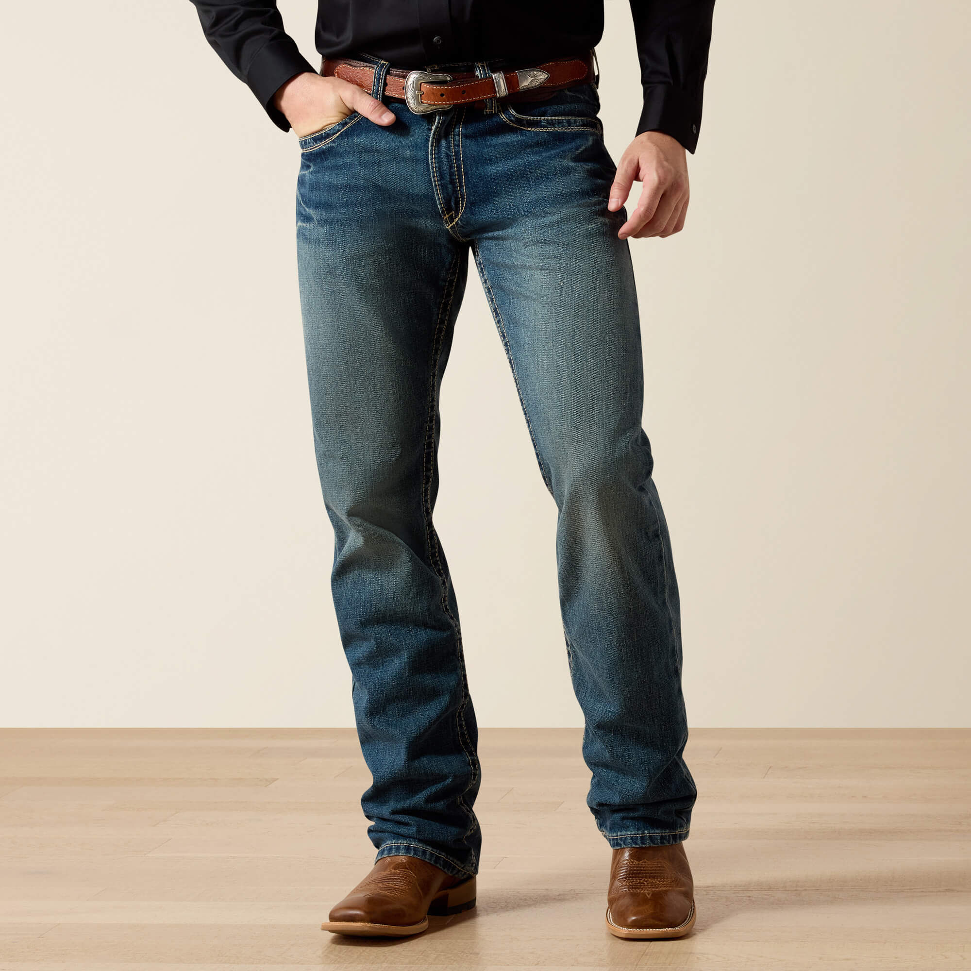 M5 Slim Boundary Stackable Straight Leg Jean