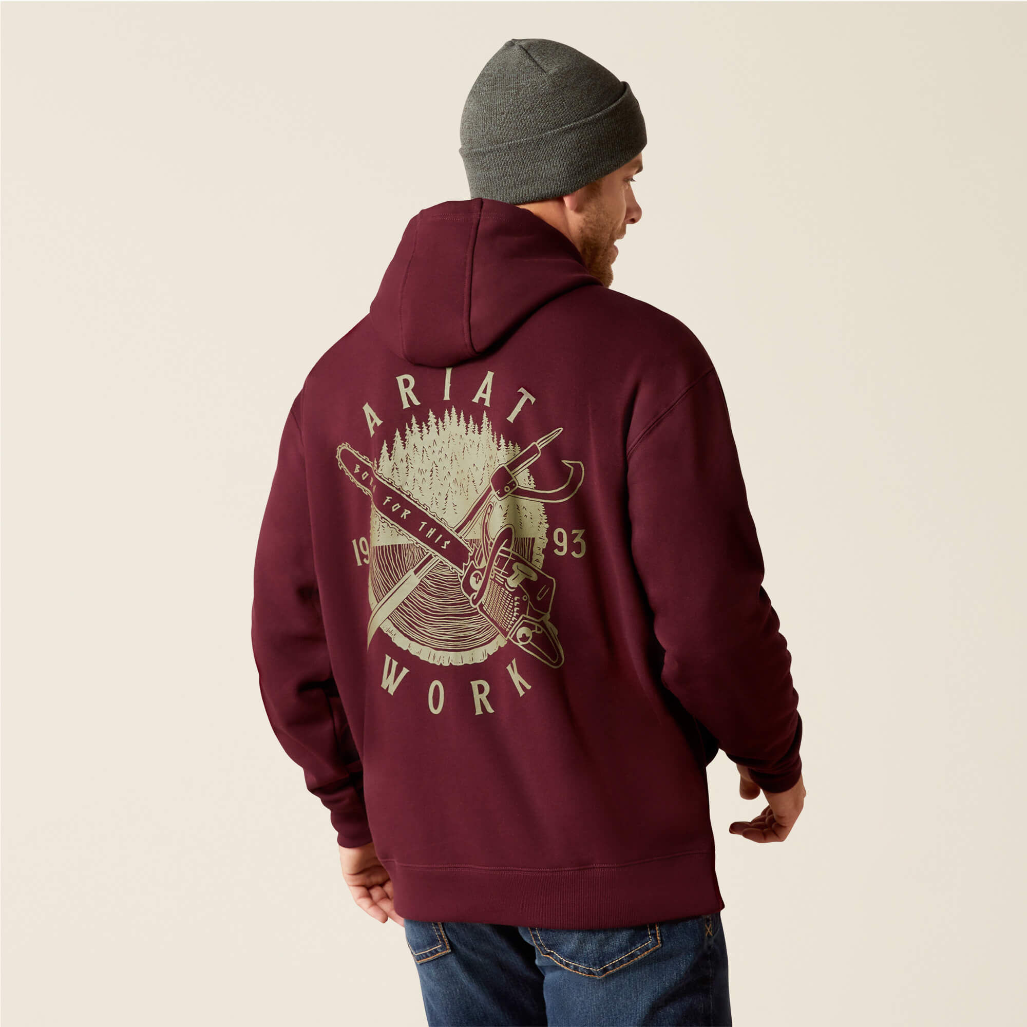 Rebar Workman Chainsaw Hoodie