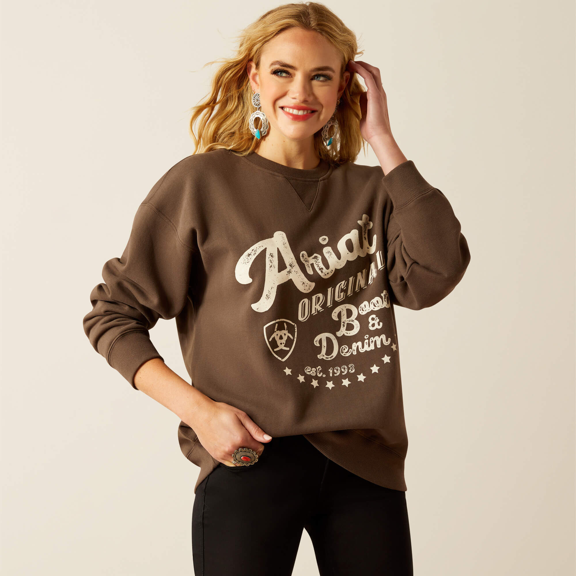 Oversized Crew Sweatshirt