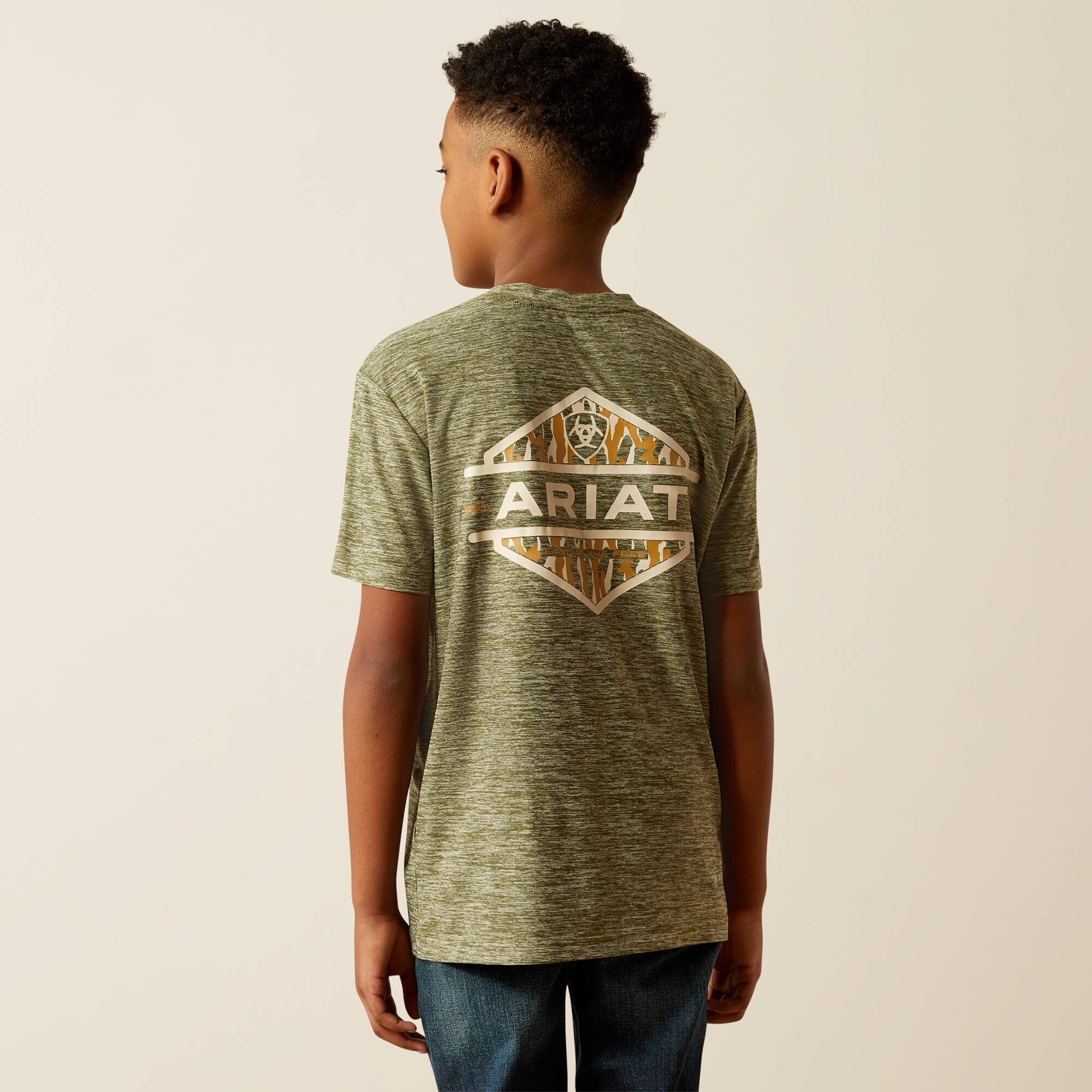 Tree Bark Camo Charger T-Shirt