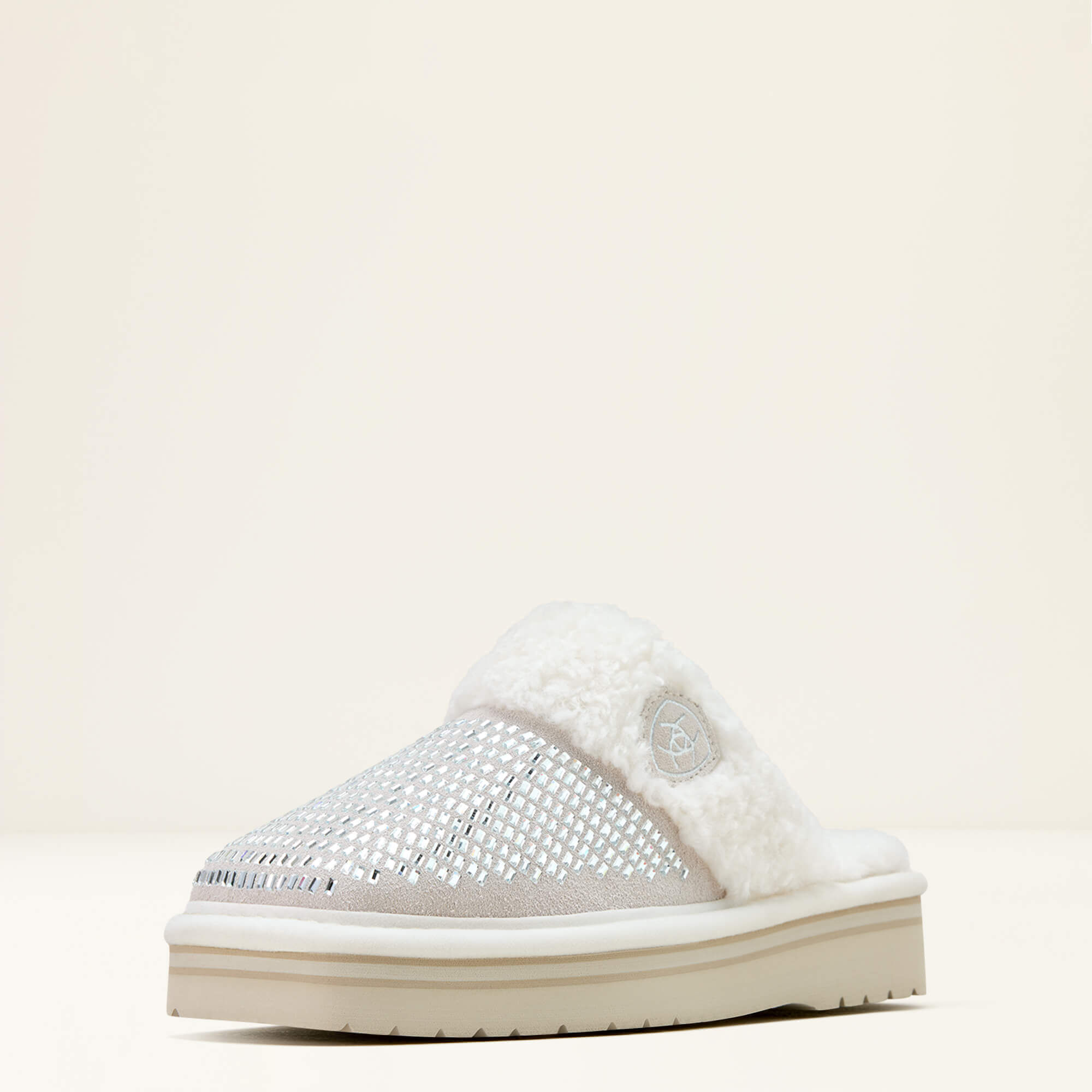 Jackie Square Toe Stack Slipper