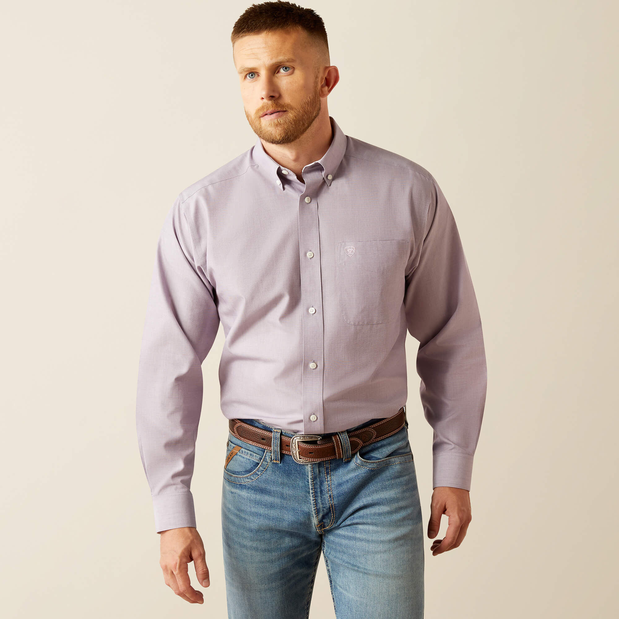 Wrinkle Free Solid Classic Fit Shirt