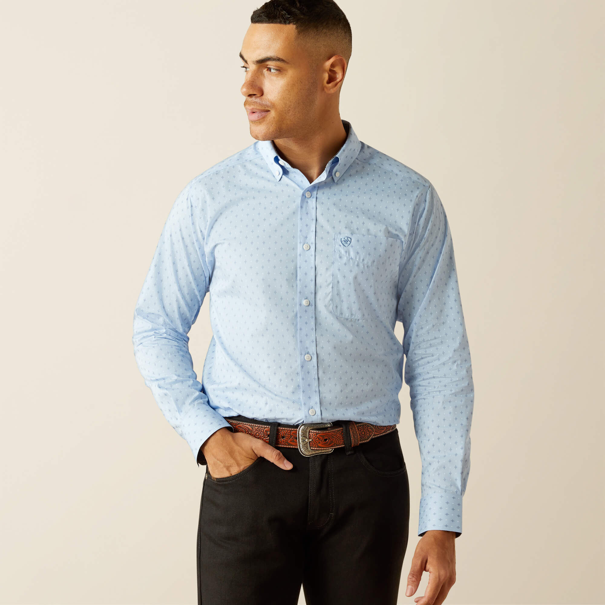 Wrinkle Free Donte Fitted Shirt