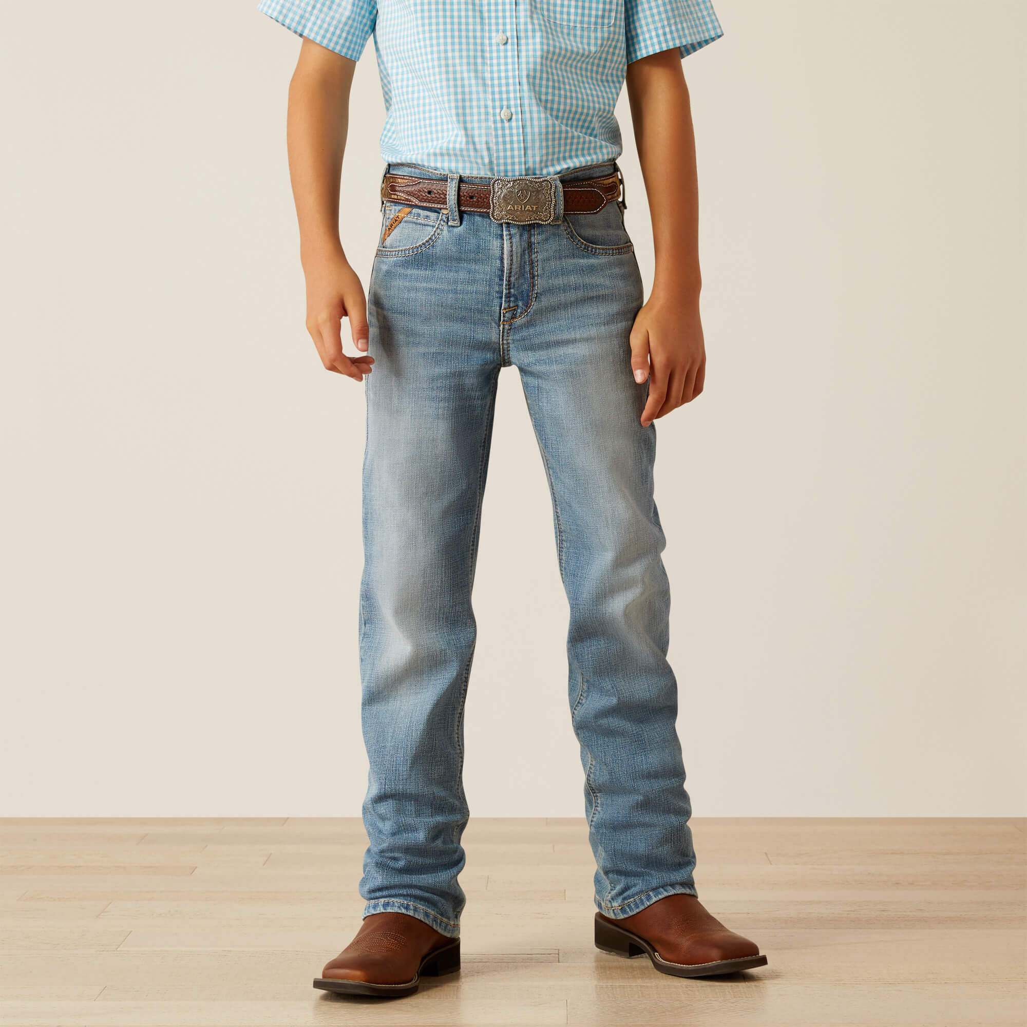 B4 Relaxed Jones Boot Cut Jeans