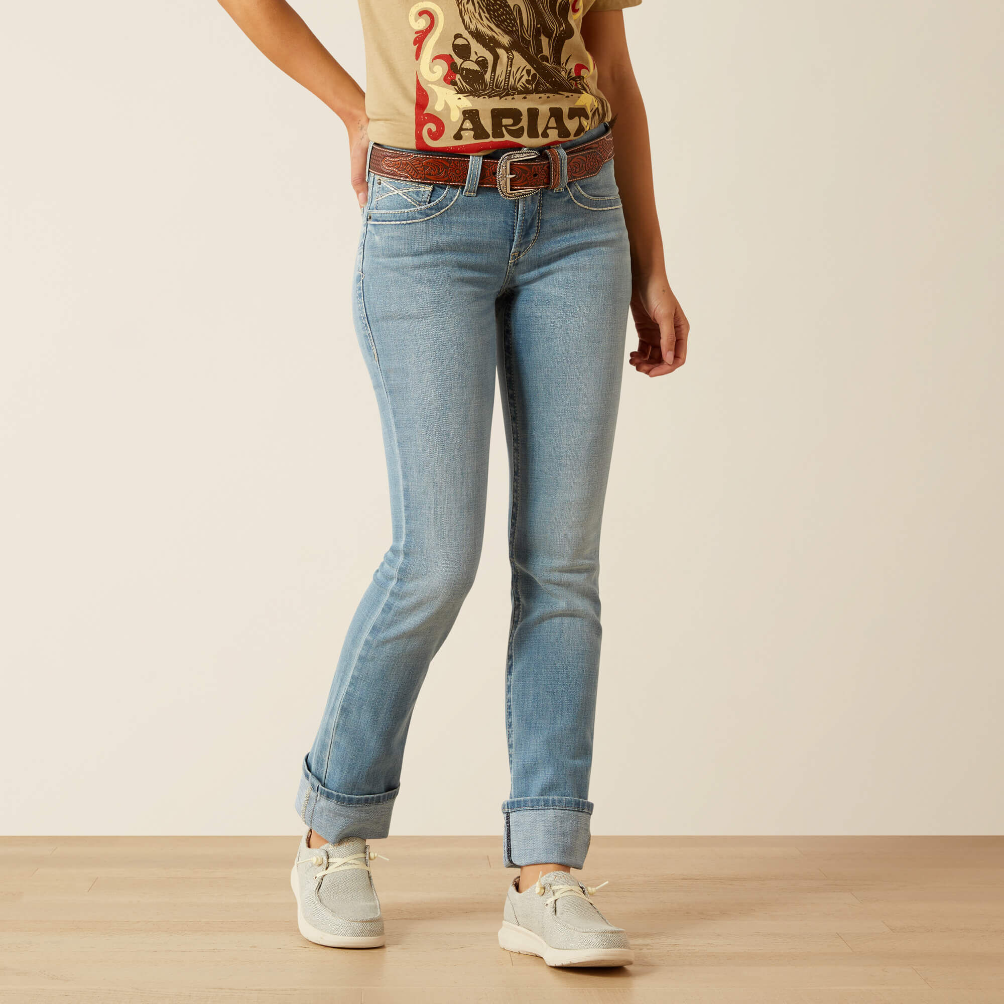 Perfect Rise Alina Straight Leg Jean