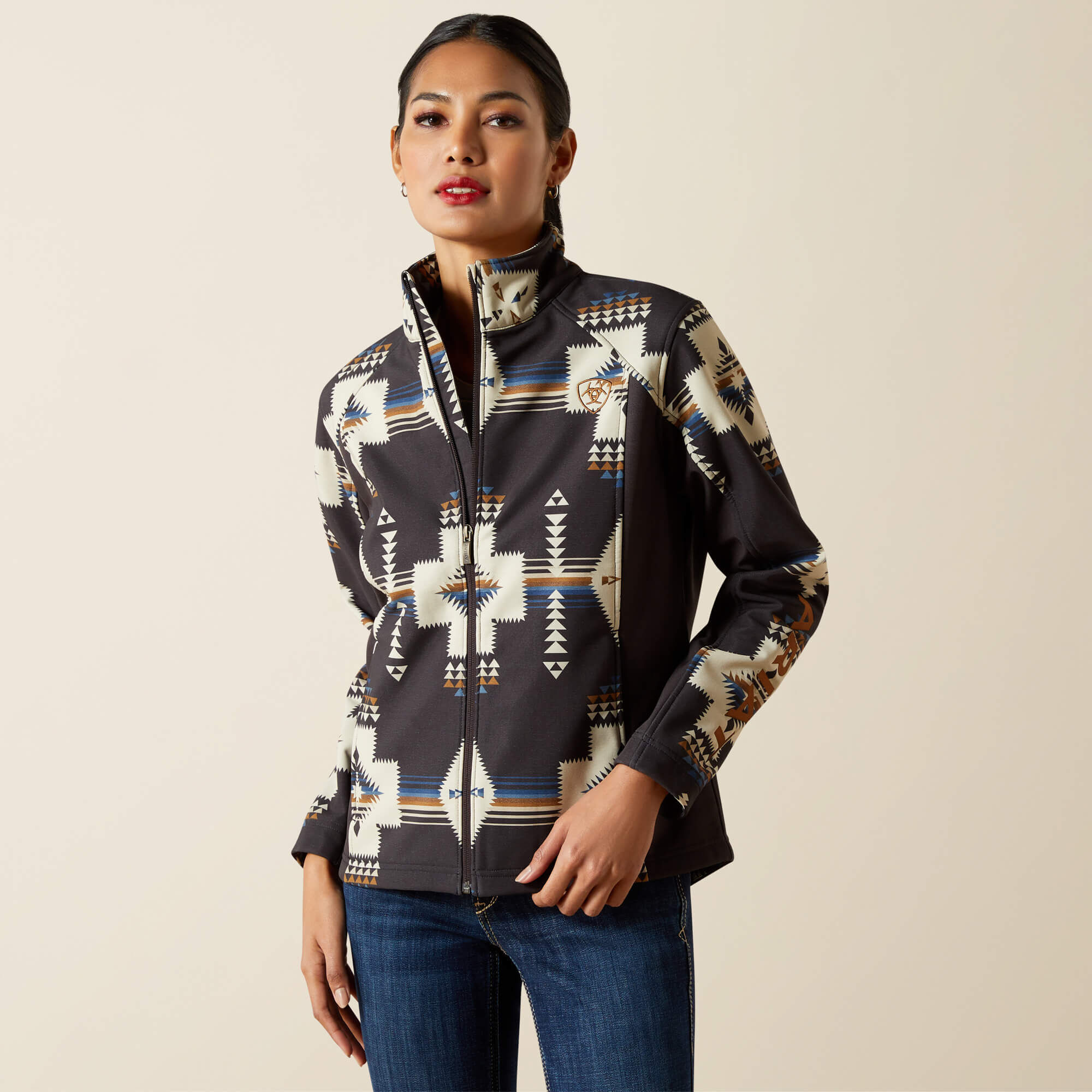 Ariat Logo Softshell Print Jacket