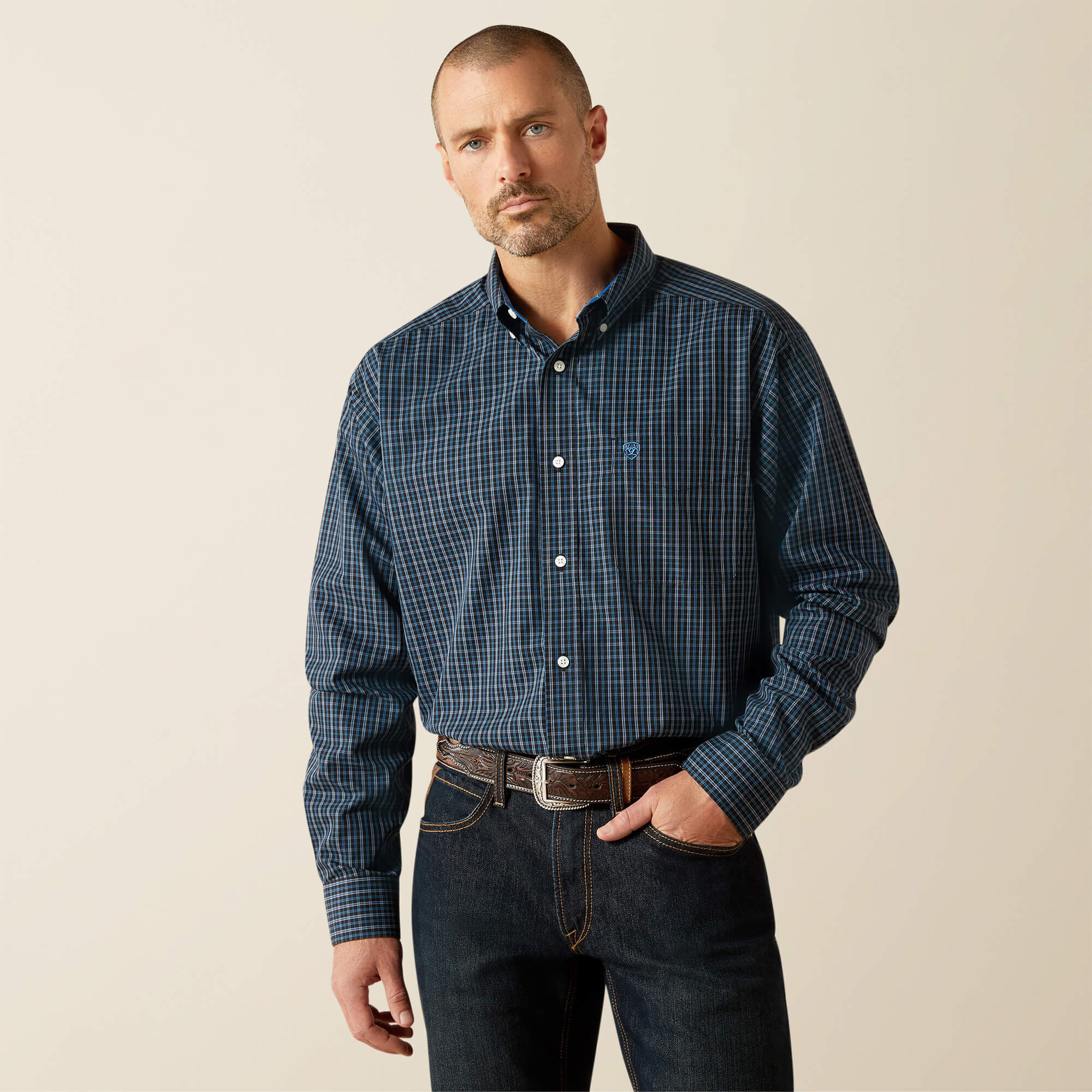 Wrinkle Free Carlos Classic Fit Shirt