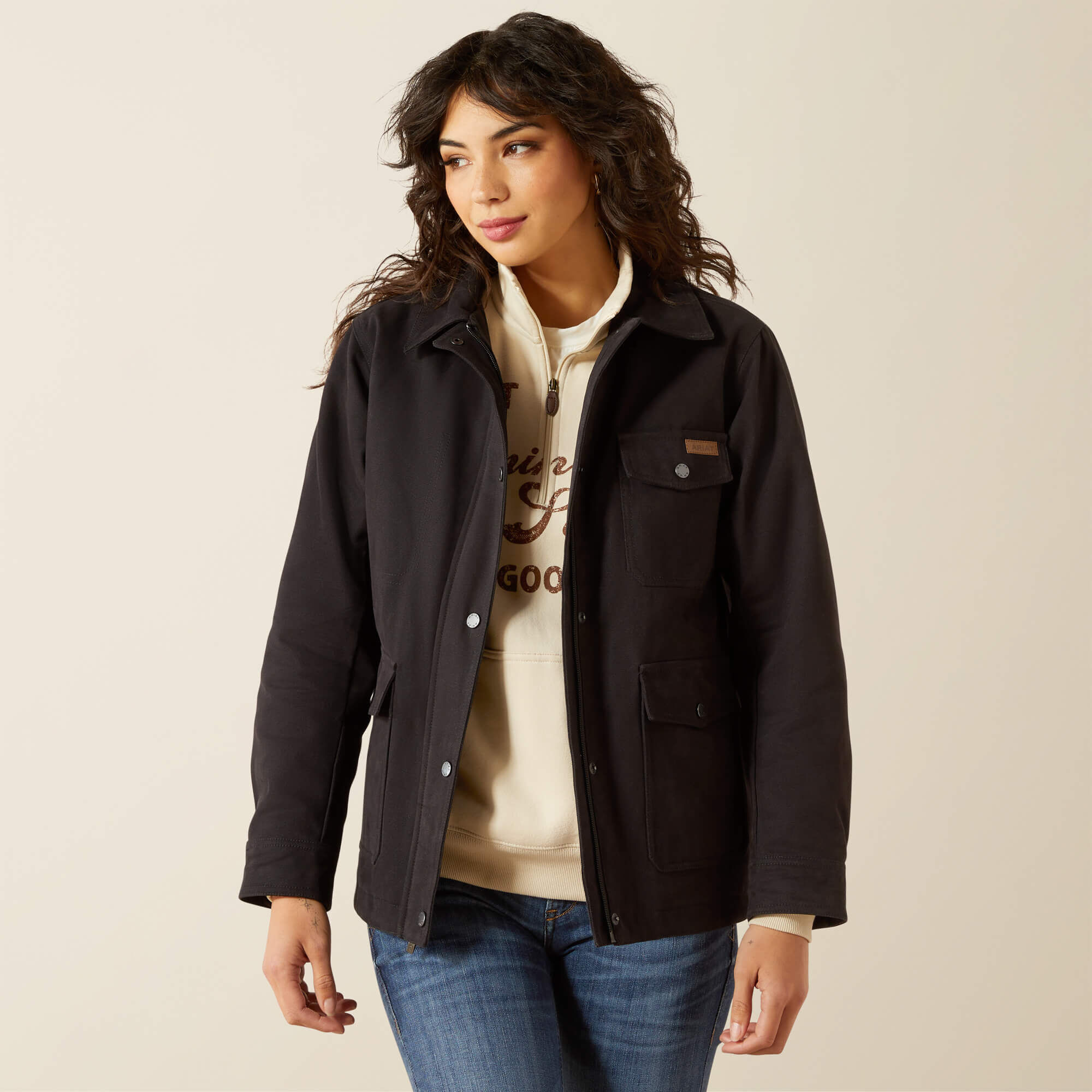 Western Canvas Chore Jacket