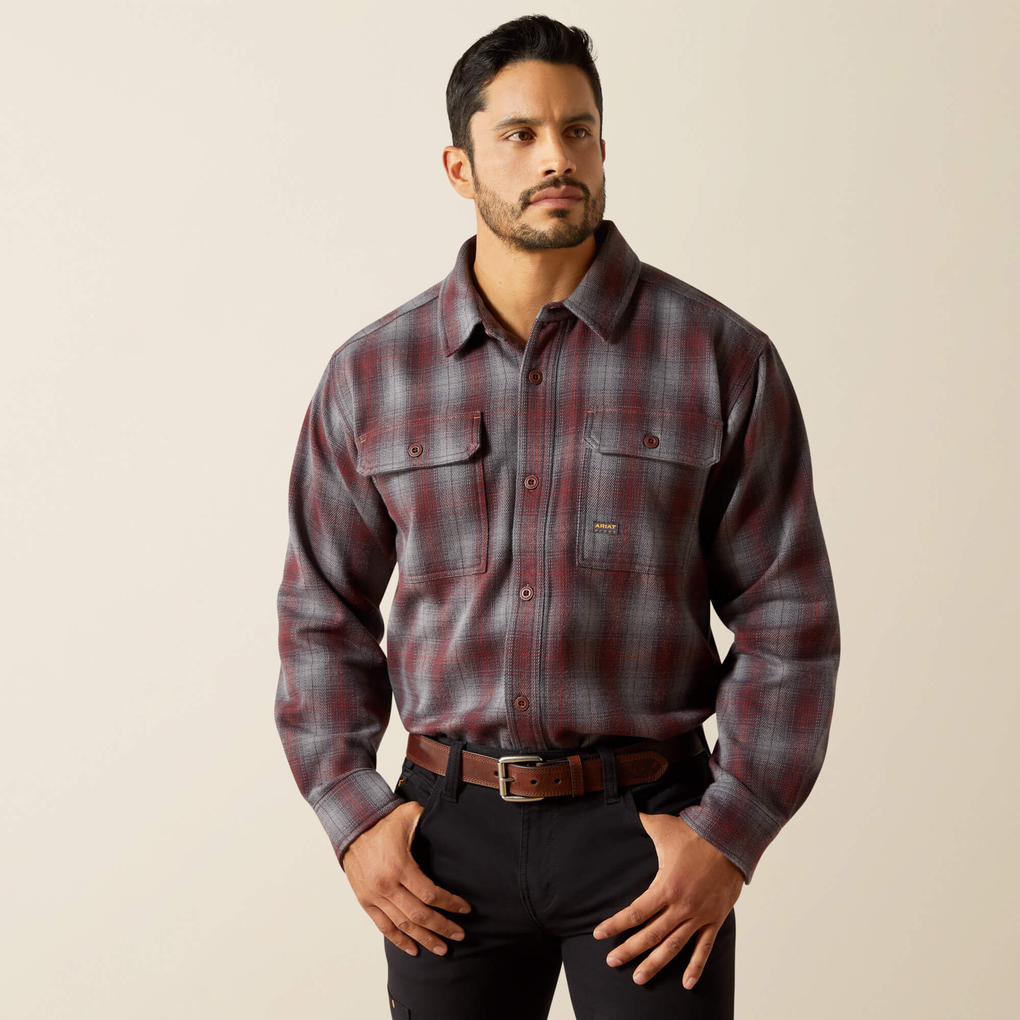Rebar Heavy Flannel Work Shirt