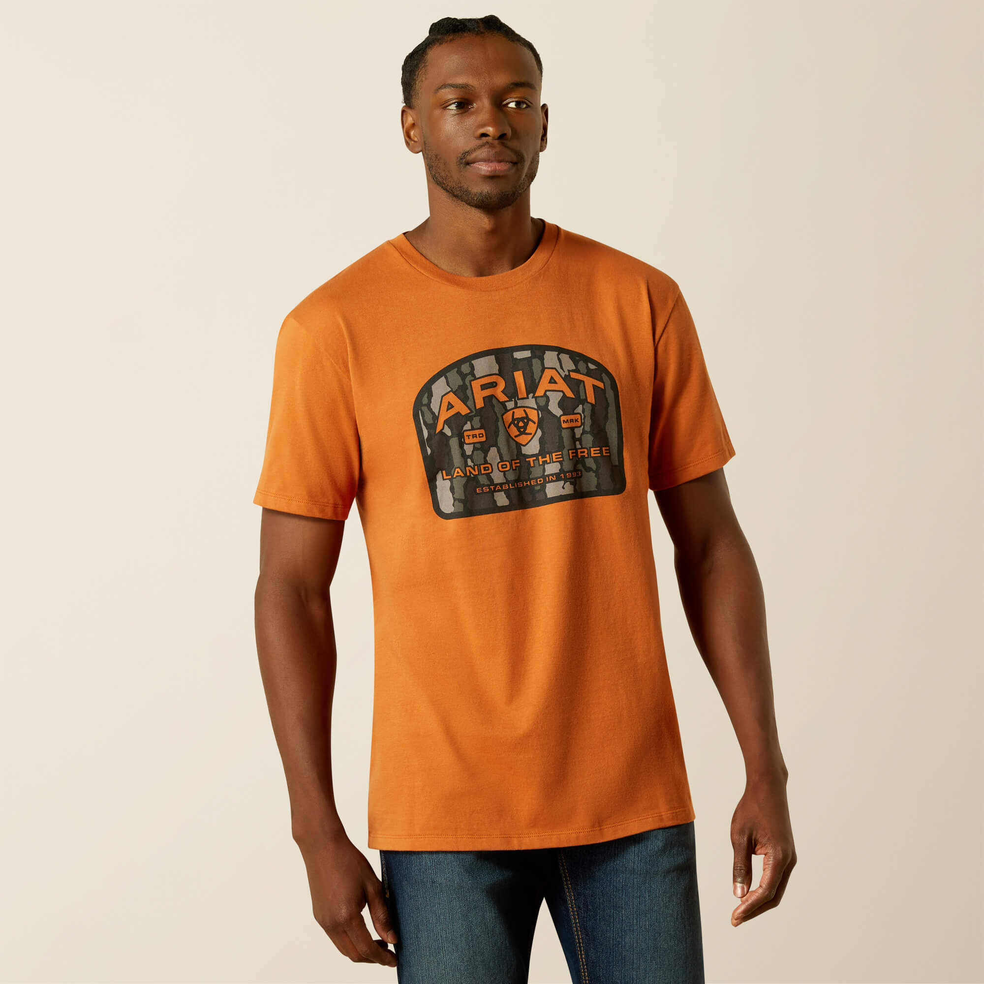 Ariat Underlands Camo Badge T-Shirt