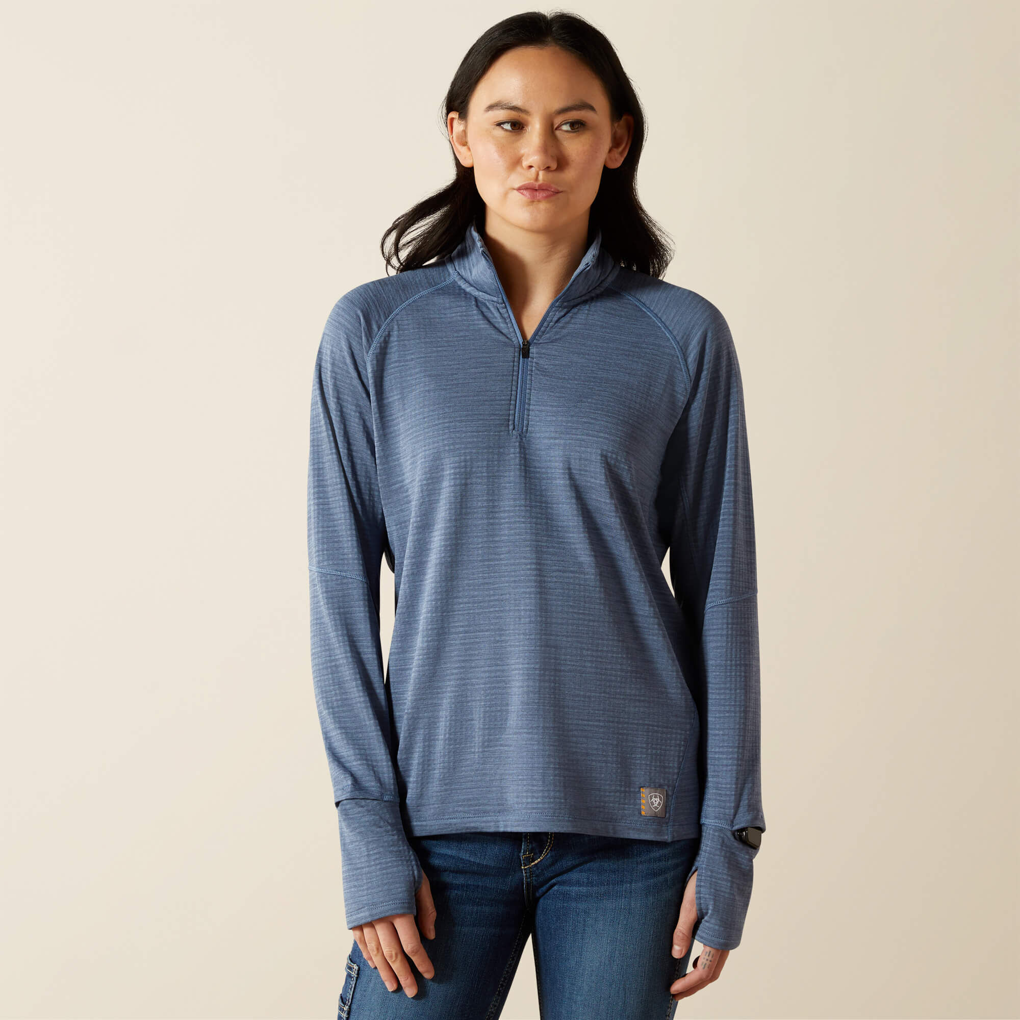 Rebar Gridwork 1/4 Zip Baselayer