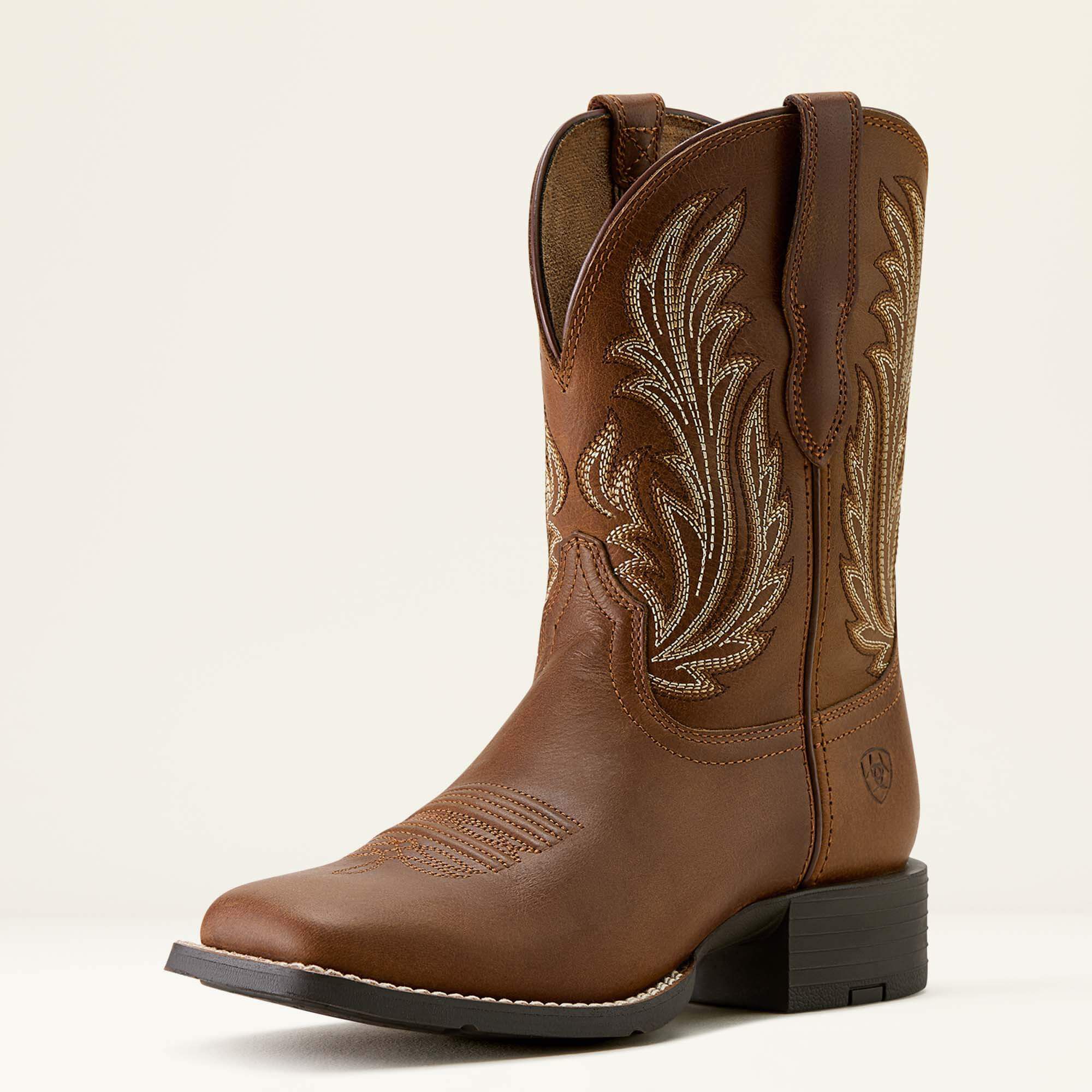 Round Up Filly Wide Square Toe Western Boot