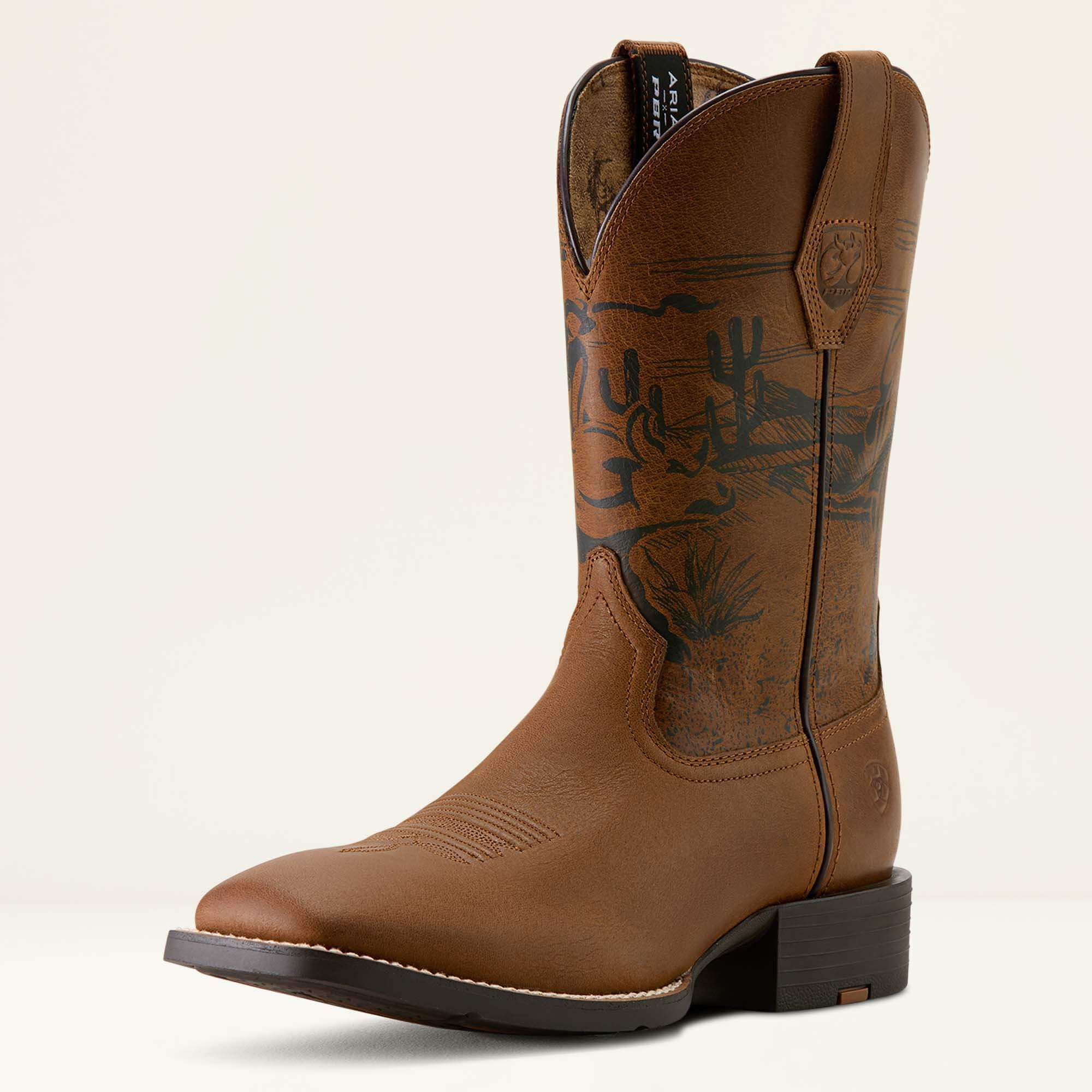Sport PBR Wide Square Toe Cowboy Boot